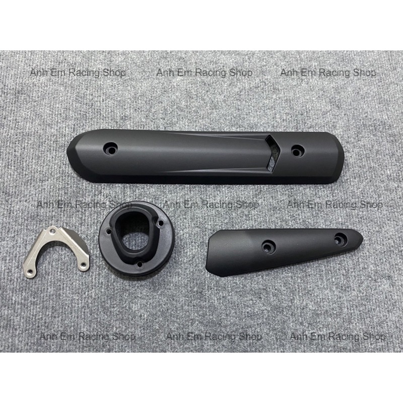 Combo Chụp TFX Kèm Ốp Pô Spark Đen Chế Gắn Mọi Xe