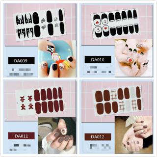 Set 14 sticker dán móng trang trí nghệ thuật