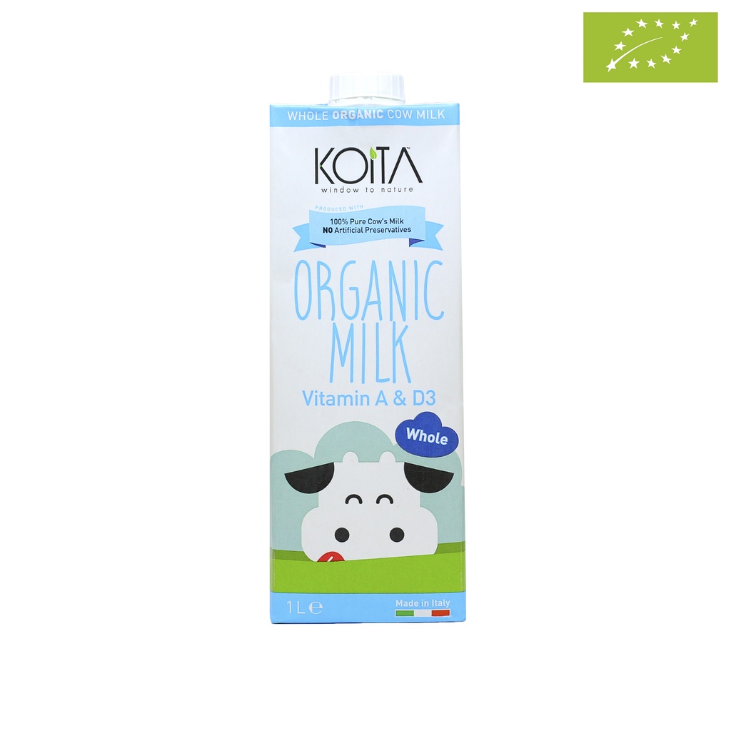 Sữa bò hữu cơ  nguyên kem Koita (1Lít)