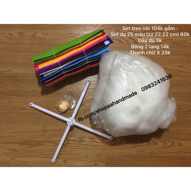 Set treo nôi và khung gắn cũi