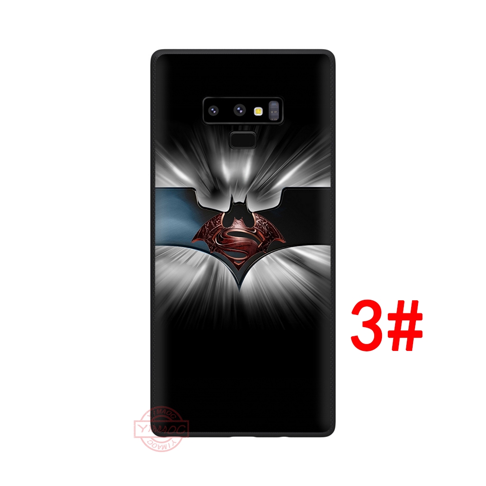 Ốp Điện Thoại Silicon Họa Tiết Batman Vs Superman Cho Samsung Galaxy S7 Edge S8 S9 S10 Plus Note 8 9 114z