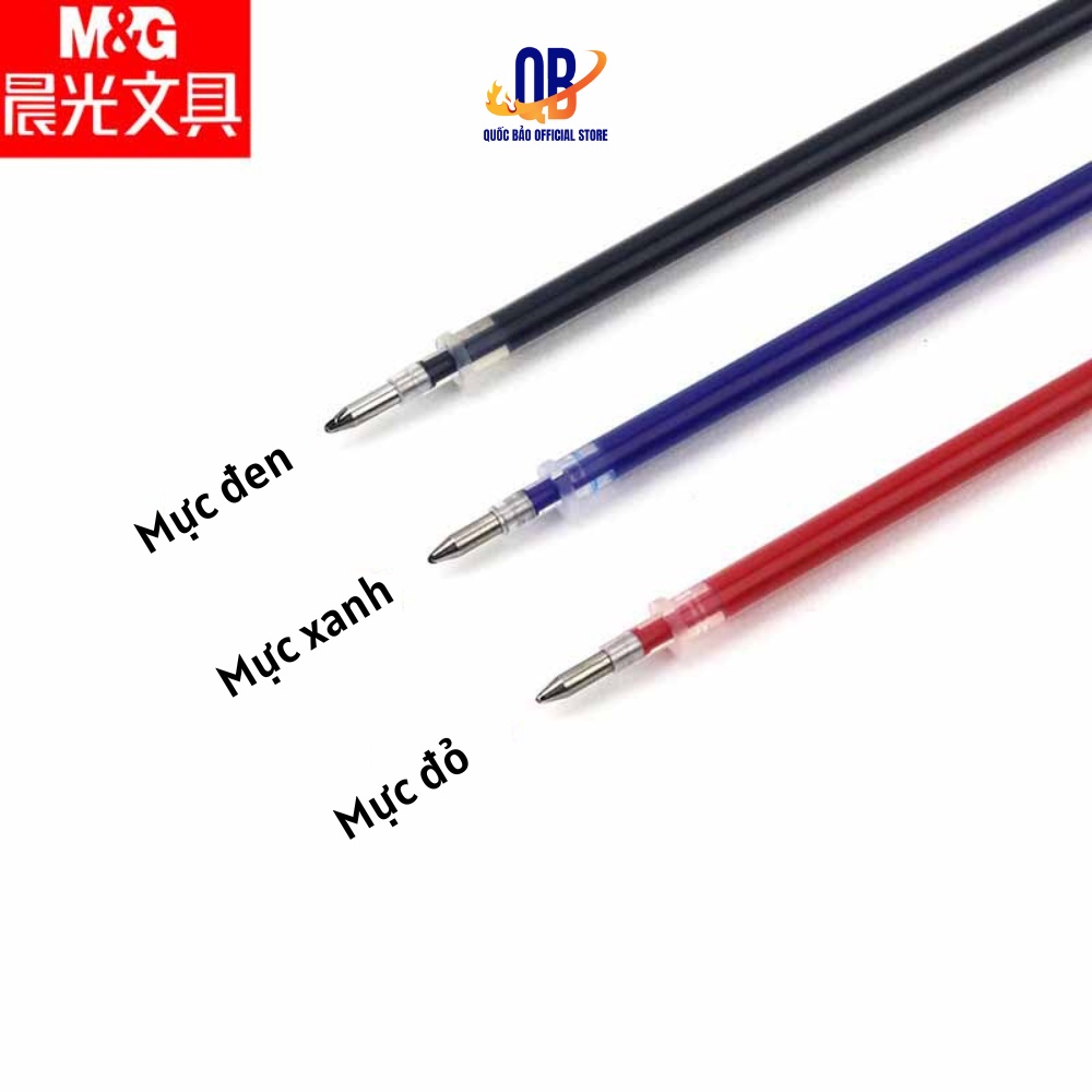 Ruột bút nước mực gel ngòi 0.5/ 0.7mm M&G, chuyên dùng viết chữ Hán-Trung-Hàn-Nhật, dùng cho văn phòng, học sinh