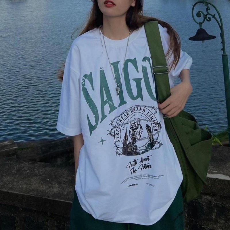 Áo Thun Unisex Tay lỡ in hình cực đep🥰 (Video + Ảnh thật tại shop Chilif )