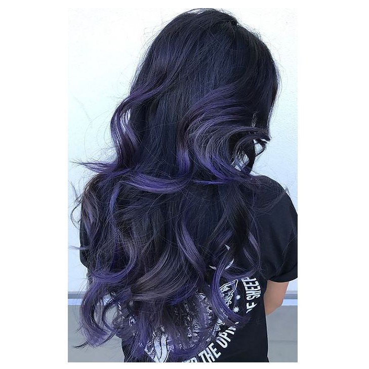 thuốc nhuộm tóc màu đen tím + tặng oxy trợ dưỡng - Ngọc Khuê Shop | BigBuy360 - bigbuy360.vn