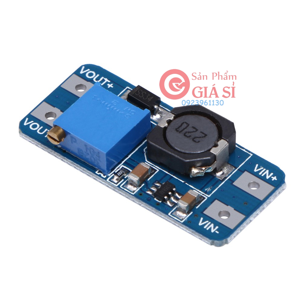 Module nguồn DC-DC tăng áp MT3608 3A in 2-24V out 5V-28V ❤️freeship❤️