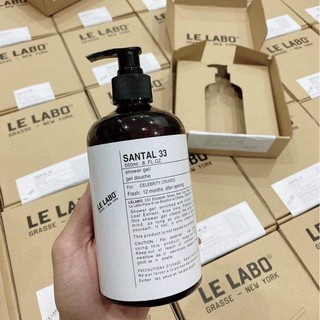 [CHÍNH HÃNG][CAO CẤP] Sữa Tắm Hương Nước Hoa Le Labo Santal 33 300ML