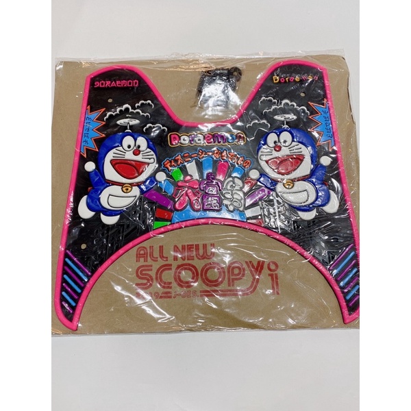 Thảm xe Scoopy hình Doreamon Stitch, thảm để chân xe máy, thảm lót sàn xe Scoopy