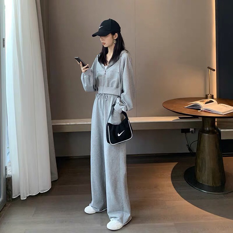 Quần ống rộng chất liệu da cá dày dặn cao cấp thời trang nam nữ kiểu dáng Unisex mã QORLT