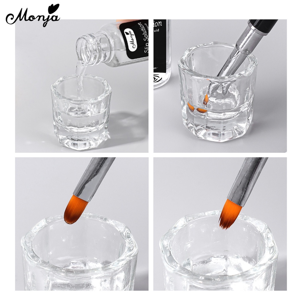 Nước đắp gel móng tay MONJA tăng cường 20ml chuyên dụng