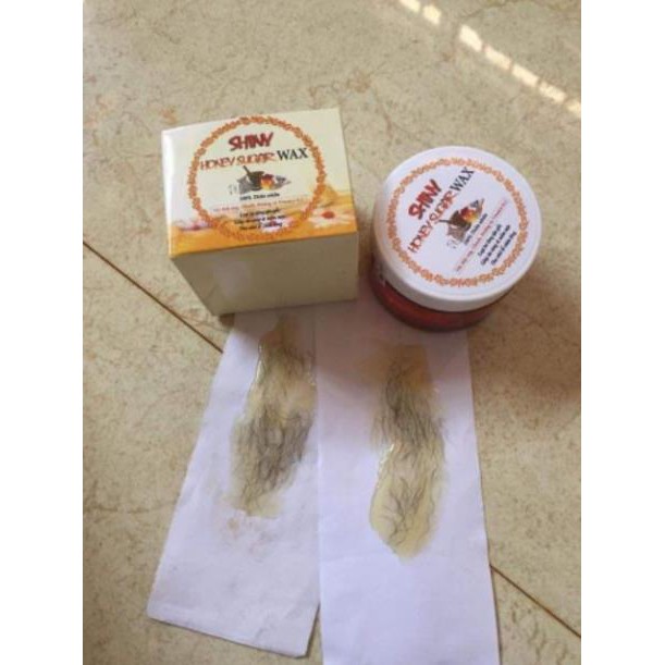 Wax lông mật ong SHINY handmade  250g_ tặng kèm dụng cụ wax