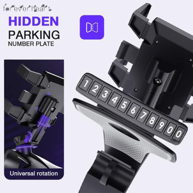 Giá đỡ điện thoại xoay 1200 độ linh hoạt cho xe hơi | BigBuy360 - bigbuy360.vn