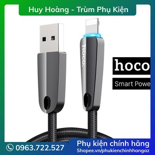 Cáp sạc hoco u35 lightning,micro, type c từ 1m2 - 2m tự ngắt điện thông minh khi sạc đầy - chính hãng