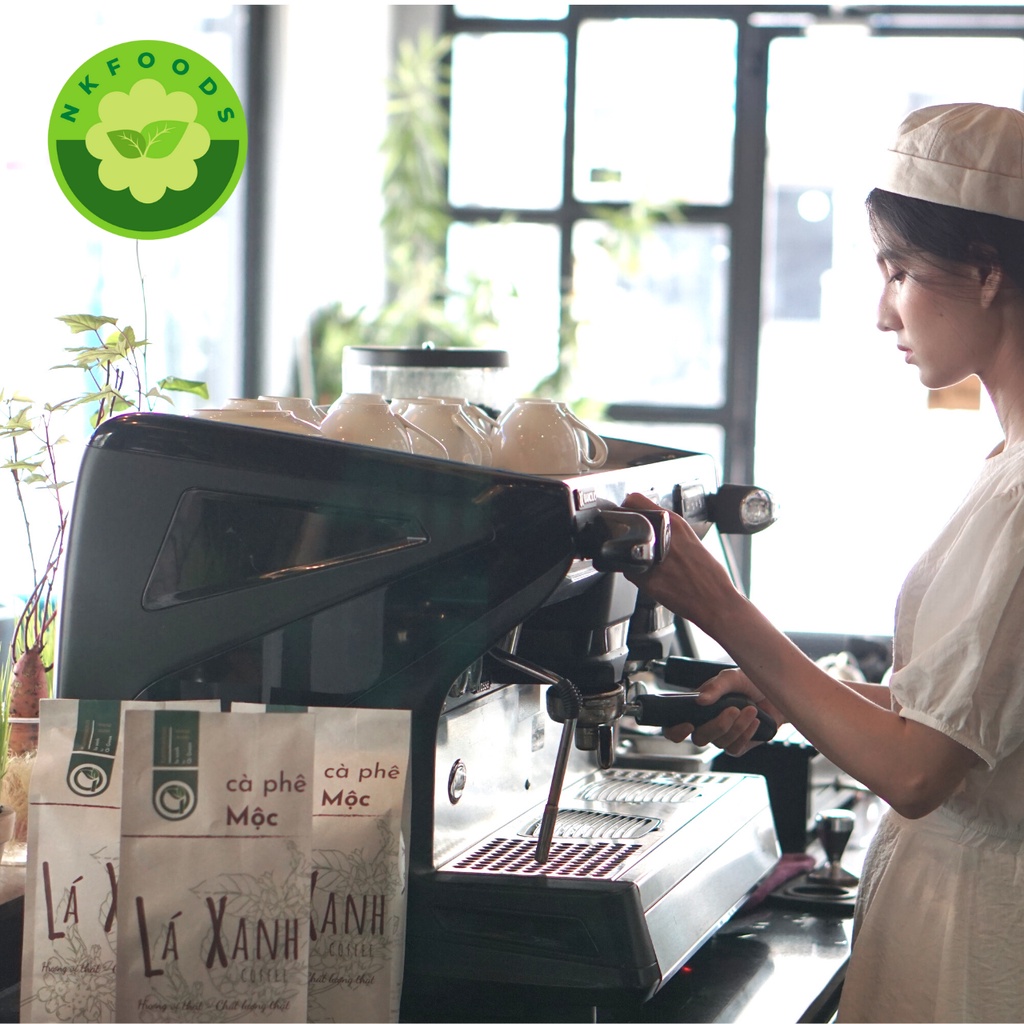 Cà phê nguyên chất rang mộc pha phin pha máy Lá Xanh coffee - 1kg | BigBuy360 - bigbuy360.vn
