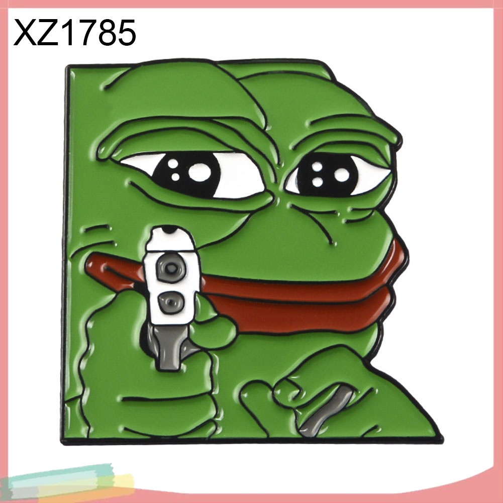 Ghim Cài Áo Hình Chú Ếch Hoạt Hình Dễ Thương