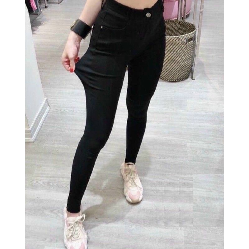 Quần jean nữ RENEE quần bò skinny ôm chất đẹp siêu co giãn 1 cúc - QB54 | BigBuy360 - bigbuy360.vn