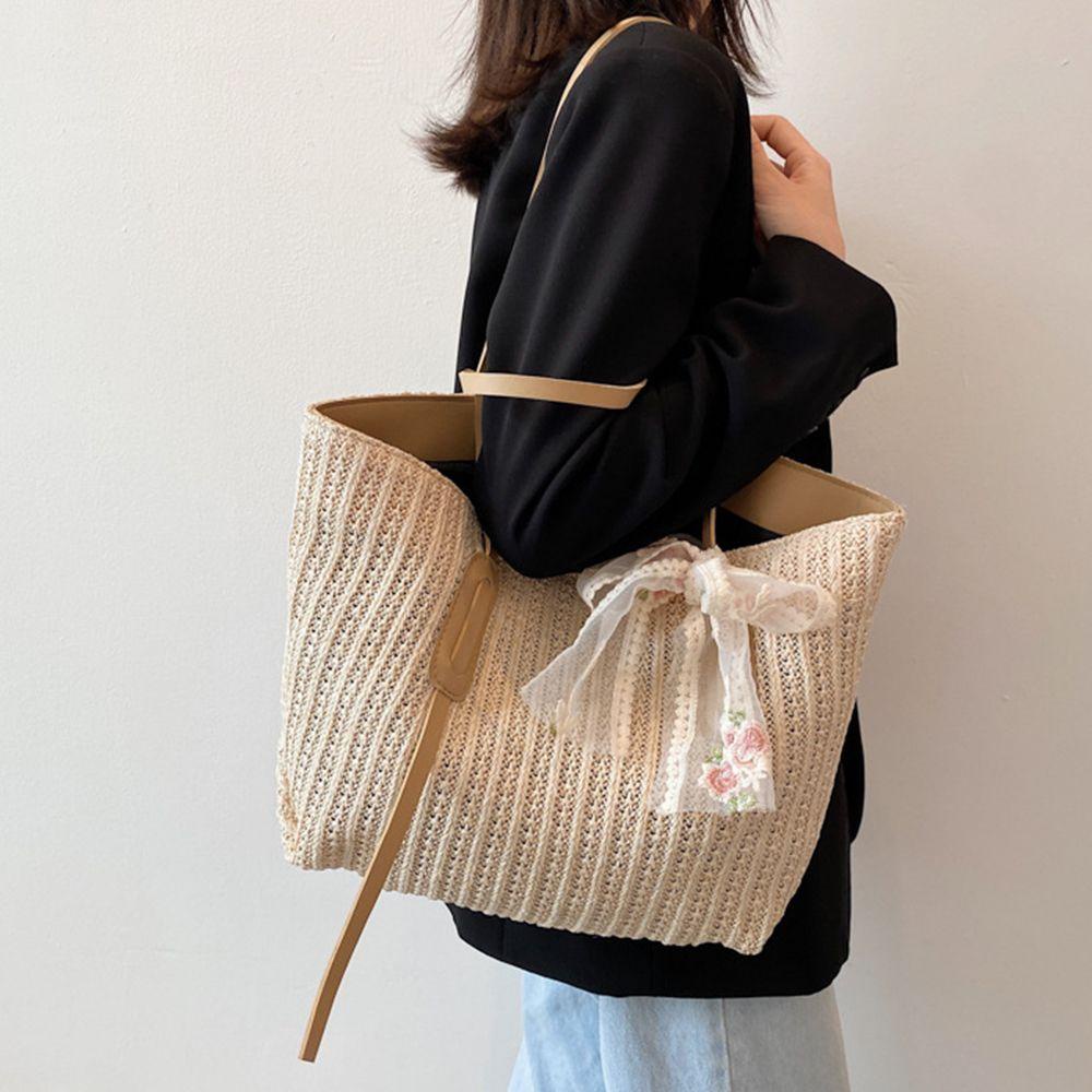 Túi Xách Đan Lát Thời Trang Hè Cho Nữ