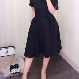 Đầm xoè thắt eo cực xinh. Đầm công sở