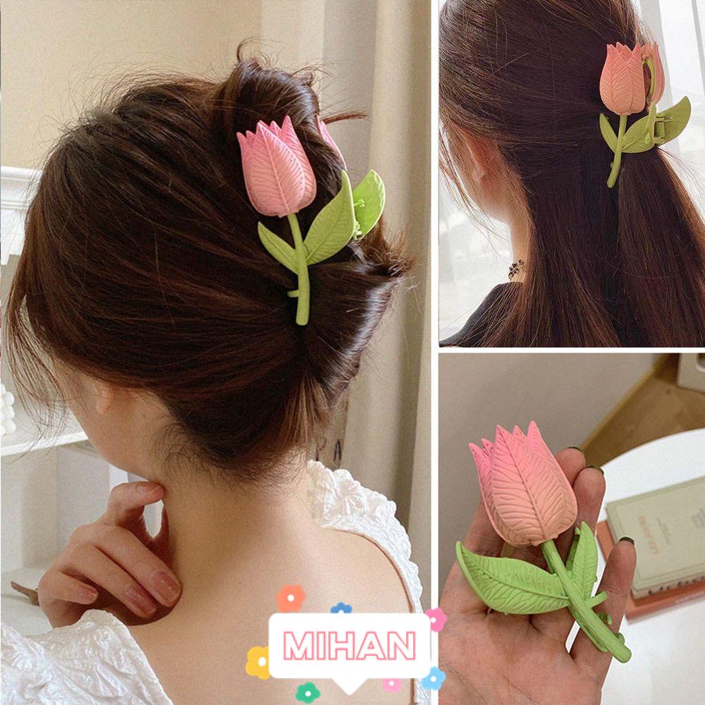 Kẹp Tóc Hình Hoa Tulip MIHAN1 Cho Bé Gái