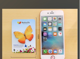 Giấy nhớ hình cánh bướm