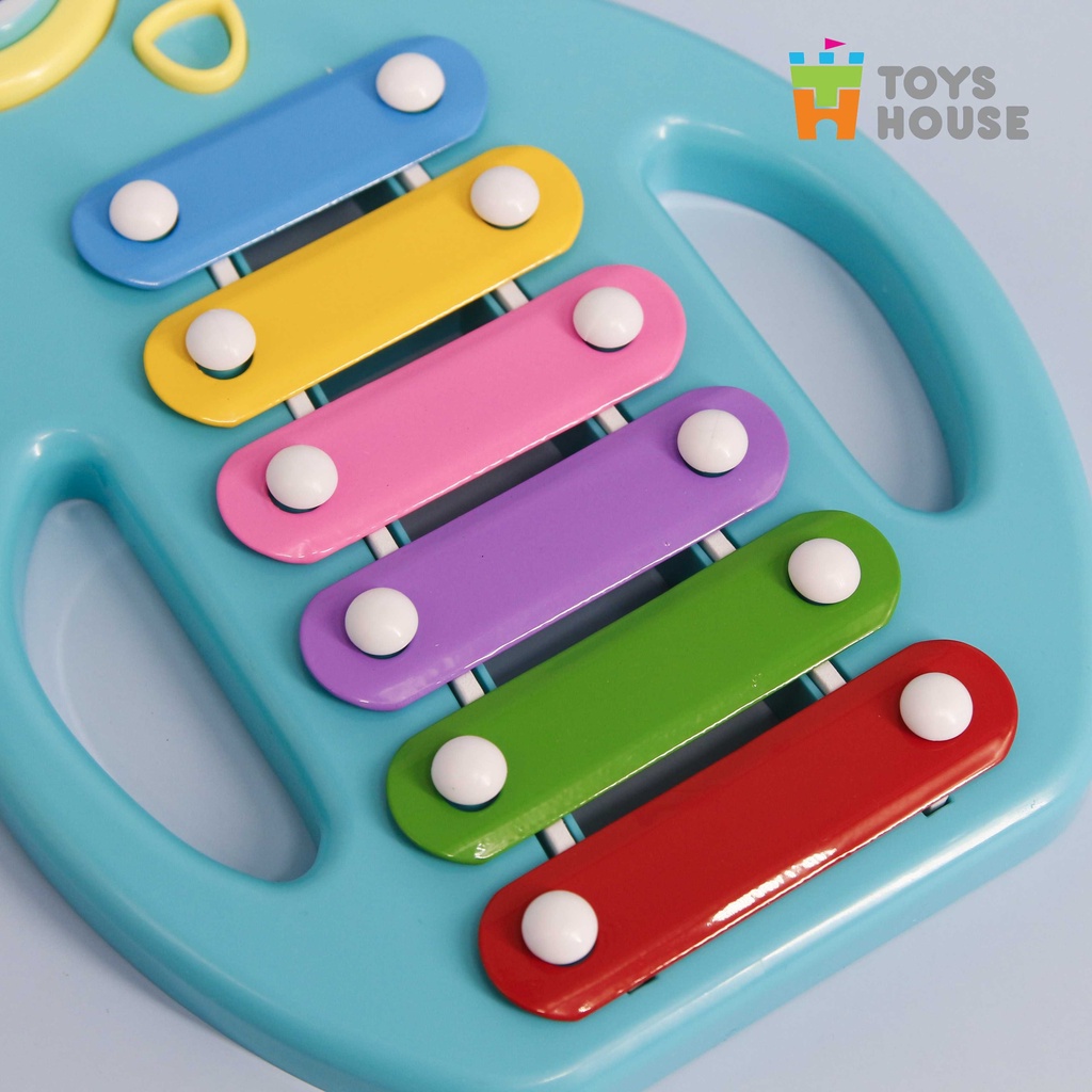 Đồ chơi nhạc cụ- Đàn gõ Xylophone hình cú mèo đáng yêu Toyshouse- Dụng cụ phát triển năng khiếu âm nhạc dành cho bé yêu