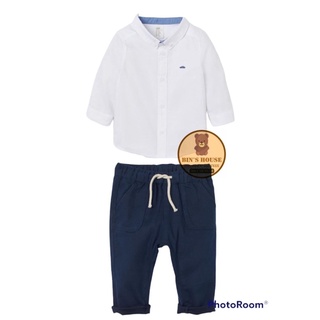 Áo sơ mi trắng h&m sz 4m-3y