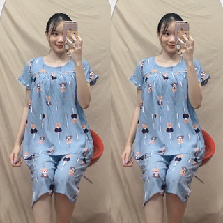 Đồ bộ lửng lanh cho bầu (10 màu)