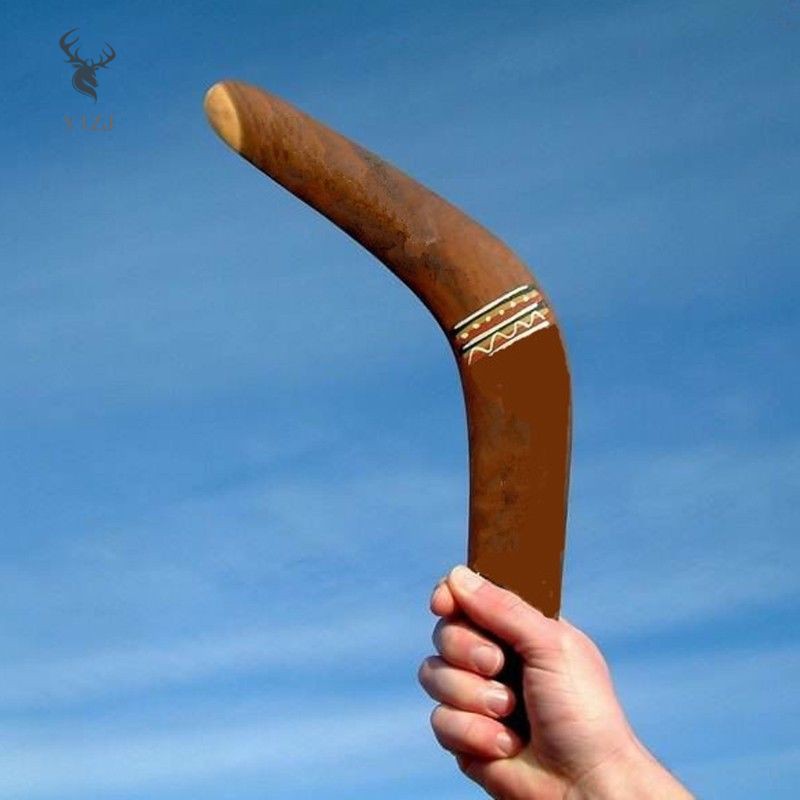Boomerang đồ chơi bằng gỗ in hình Kangaroo Y1ZJ