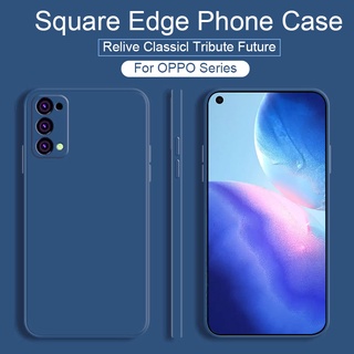 Ốp điện thoại silicone đầy màu sắc hình vuông cho OPPO F9 F11 PRO A12 A15 A15S A5S A52 A92 A33 A53 A54 A74