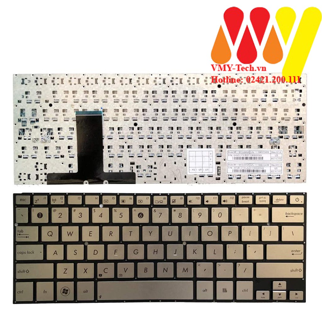 Bàn phím Laptop Asus Zenbook UX31LA UX31 UX31A UX31E UX32 UX32A UX42V UX31E UX31L U38 NEW 100%