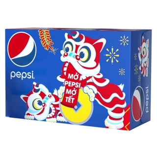 Thùng 28 Lon Nước Uống Có Gas Pepsi (320ml/Lon)