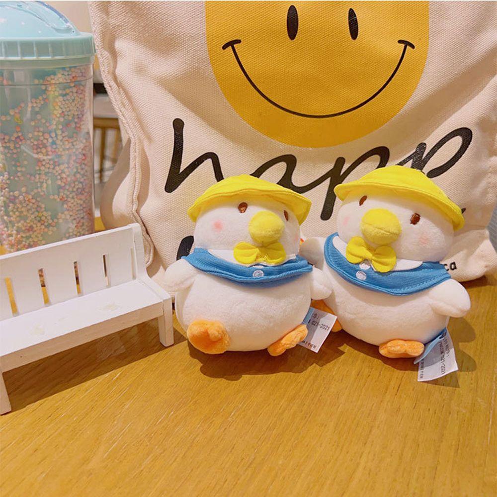 DARNELL Móc Khóa Hình Vịt Nhồi Bông Dễ Thương