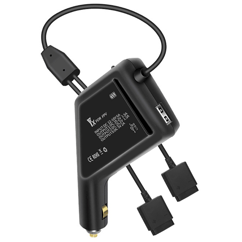 Bộ Sạc Xe Hơi zzz 3 Trong 1 Điều Khiển Từ Xa Cho D-JI FPV Combo