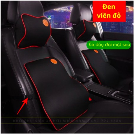 [QUÀ TẶNG 01 MÓC DÁN TƯỜNG] CHÍNH HÃNG FM | COMBO Bộ Gối Tựa Đầu và Tựa Lưng Cao Su Non Nguyên Khối Cao Cấp Siêu Đàn Hồi | BigBuy360 - bigbuy360.vn