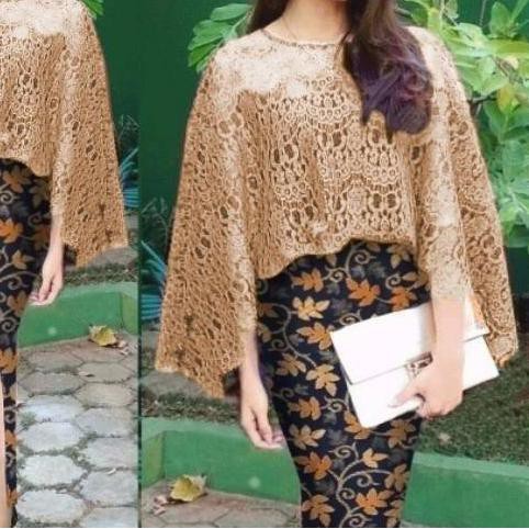 ➧ Rx Set Đồ Hóa Trang kebaya cape batik brukat vania ❉ | BigBuy360 - bigbuy360.vn