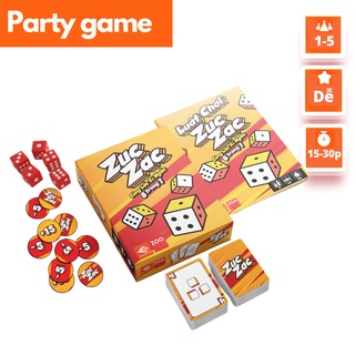 Boardgame zuc zac cùng lắc xí ngầu