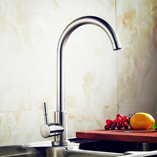 VÒI RỬA BÁT ĐƠN LẠNH INOX 304 - Cần cứng