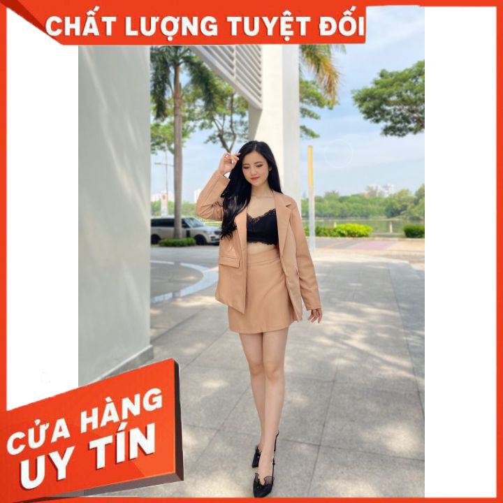 Set áo blazer chân váy, set vest hàng thiết kế, may kĩ, chất lượng cao, có nhiều màu, giá gốc xưởng may. | BigBuy360 - bigbuy360.vn