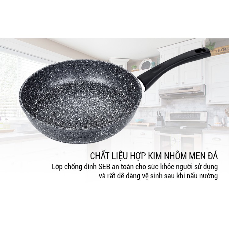 Chảo chống dính Rock Supor F23A28 size 28cm | Chính hãng, giá rẻ