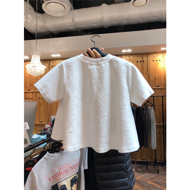 Korean version of loose fashion print trend short-sleeved T-shirt woman