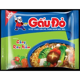 Combo 20 gói Mì Chay Gấu Đỏ 62g
