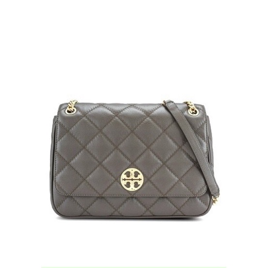 Túi đeo chéo nữ da thật bền đẹp Tory burch cao cấp, trần trám trẻ trung, ngăn rộng thoải mái