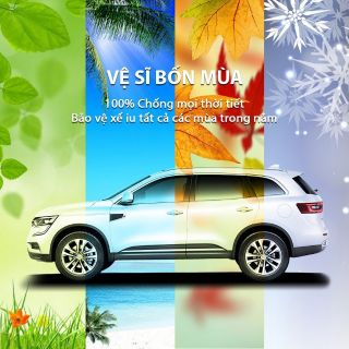 Bạt phủ xe ô tô cao cấp size 2m ( kia moning, i10, fadil vv )
