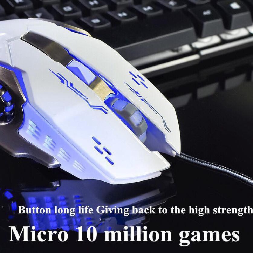 Chuột Gaming bacon 3200DPI 6 nút + LED nền