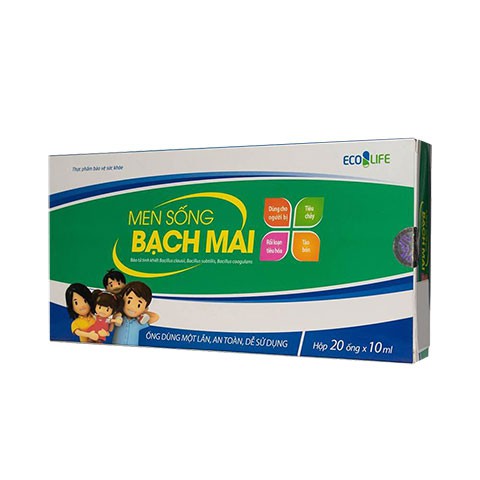 Men sống Bạch Mai - hỗ trợ cân bằng hệ vi sinh đường ruột