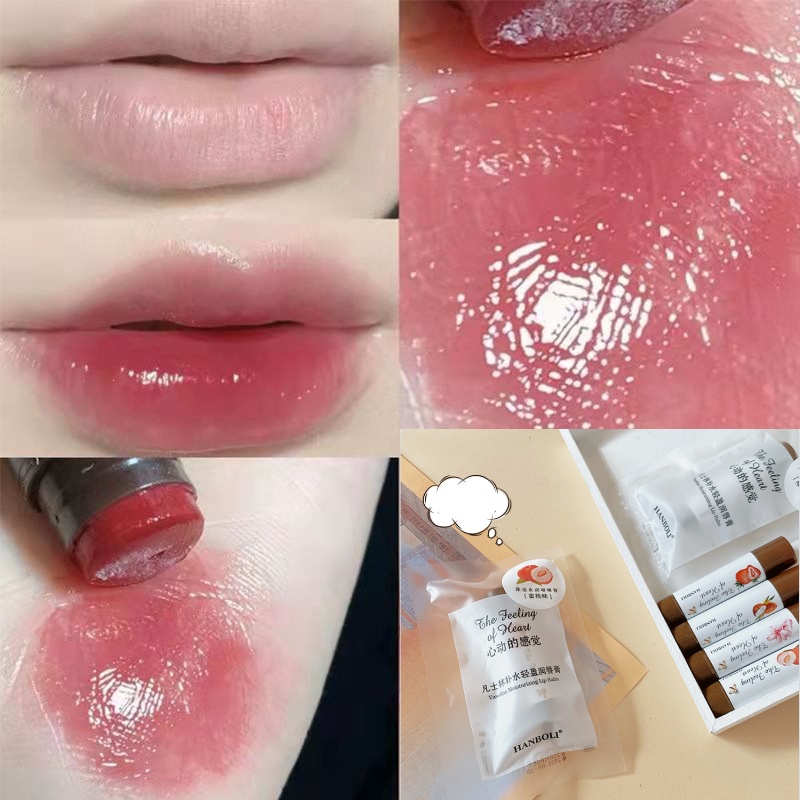 [Hàng mới về] Son dưỡng môi HANBOLI in họa tiết dễ thương