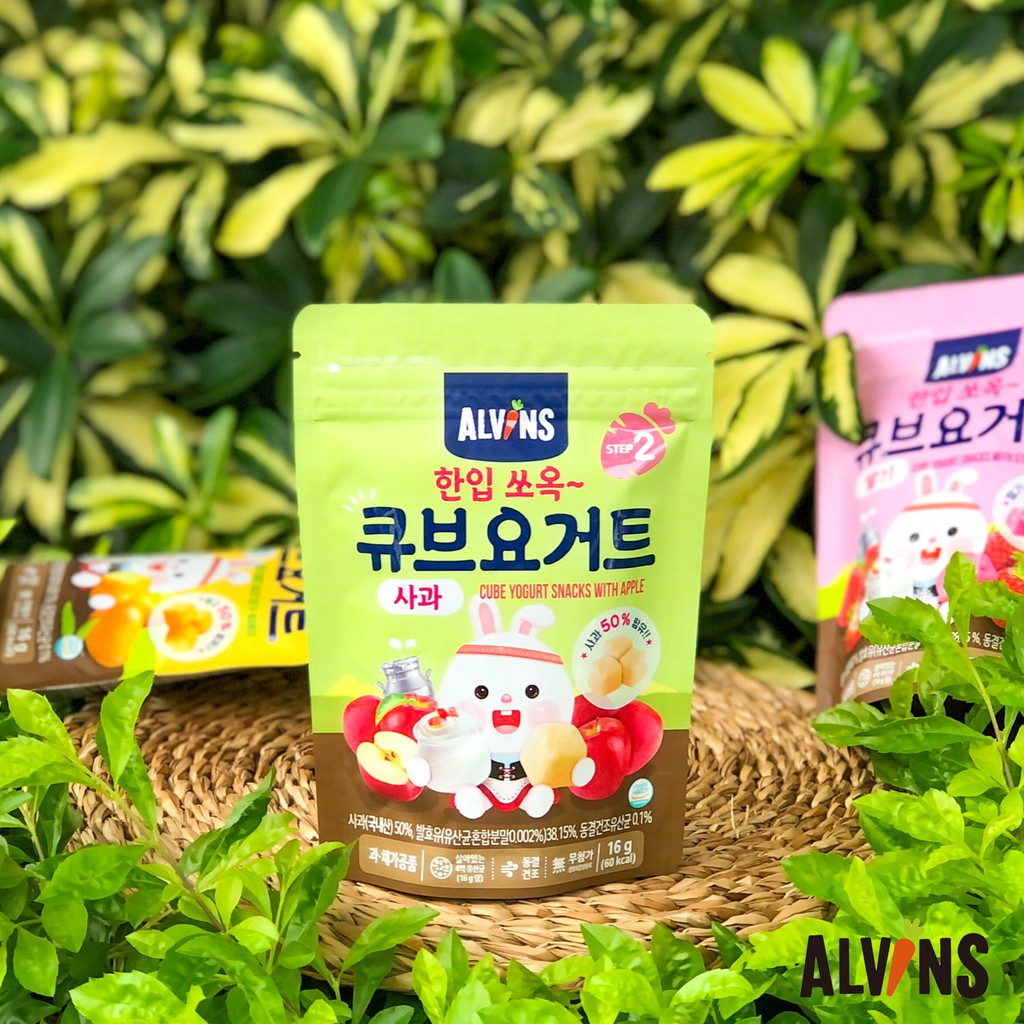 Sữa chua khô sấy lạnh cho bé Alvins 16g