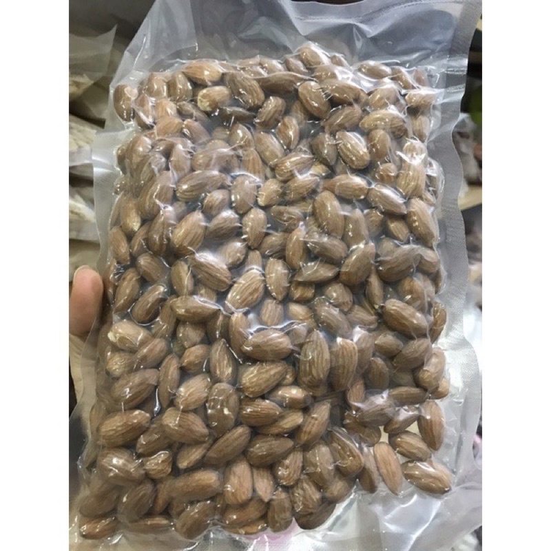 hạnh nhân rang chín ăn liền, làm kẹo nougat 100g