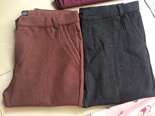 Quần tây nữ vải bố mè lên form cực chuẩn đẹp nha | BigBuy360 - bigbuy360.vn