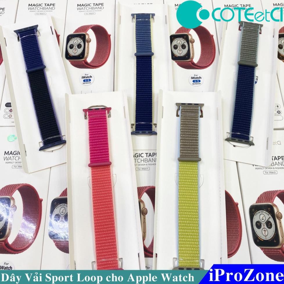 Dây vải Sport Loop Apple watch Series 5 chính hãng COTEetCI Đủ Size , mầu sắc mới