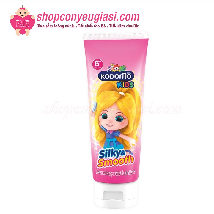 Combo dầu gội và Dầu Xả Trẻ Em Kodomo Silky & Smooth Kids  - Thái Lan